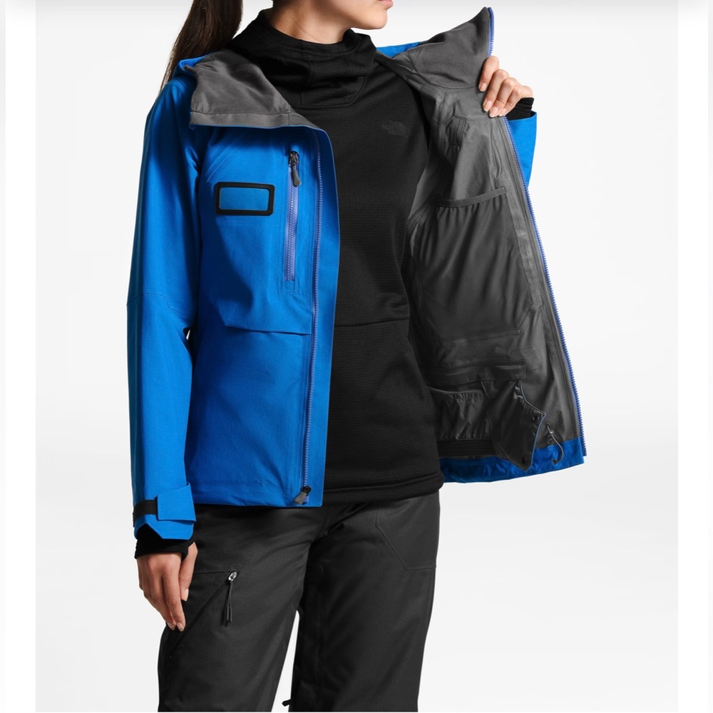The North Face Mountain Pro Gore-Tex Shell Future light Ski Jacket Blue NWT - Picture 4 of 8